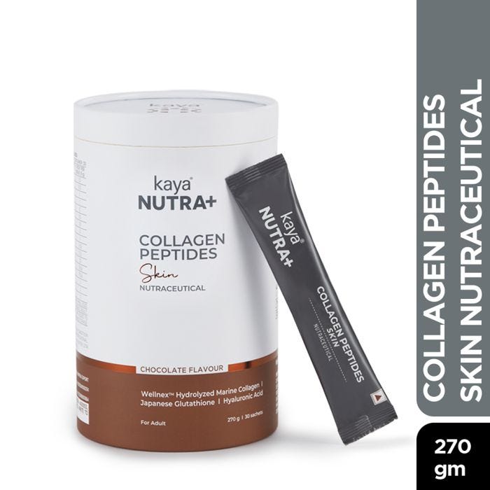 Kaya NUTRA+ Collagen Peptides Powder for Skin, Hair & Nails in Chocolate Flavor
