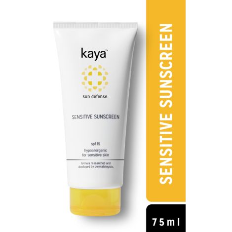 Kaya Sunscreen for Sensitive Skin SPF15 - Fragrance Free - Lightweight Formula