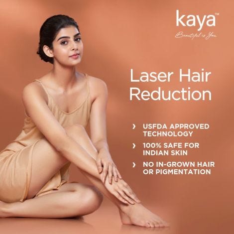 Laser Hair Reduction- 6 Body Parts