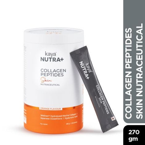 Kaya NUTRA+ Collagen Peptides - Collagen Powder for Skin in Orange Flavor