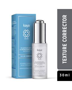 Kaya 5% Glycolic Acid + 1% Polyglutamic Acid Face Serum, Texture Corrector - Acne & Pimple Control
