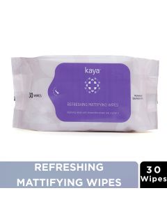 Kaya Refreshing Mattifying Wipes - Travel Friendly Face Wipes
