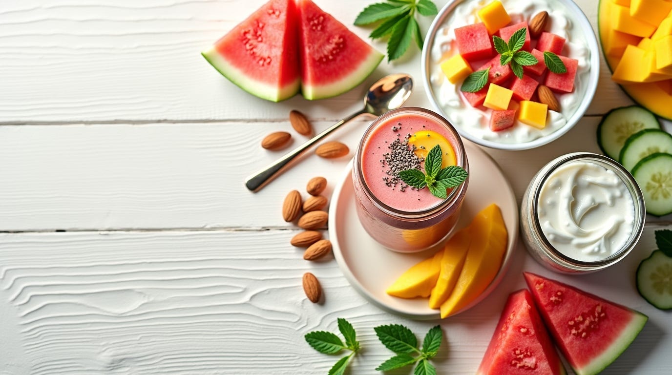 Best Summer Foods for Glowing Skin, Hair & Energy | Healthy Diet