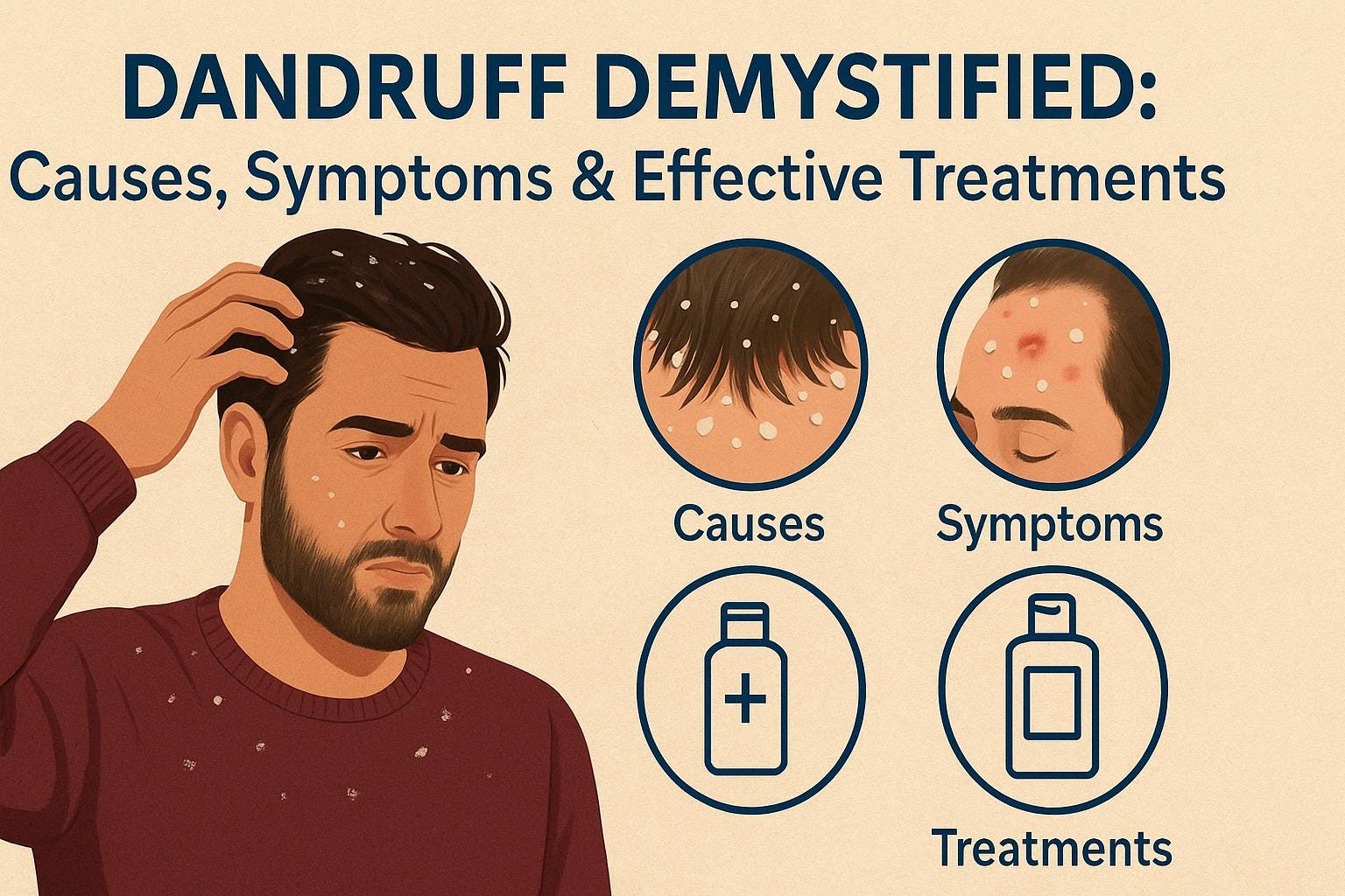 Dandruff Decoded: Causes, Symptoms & How to Get Rid of It