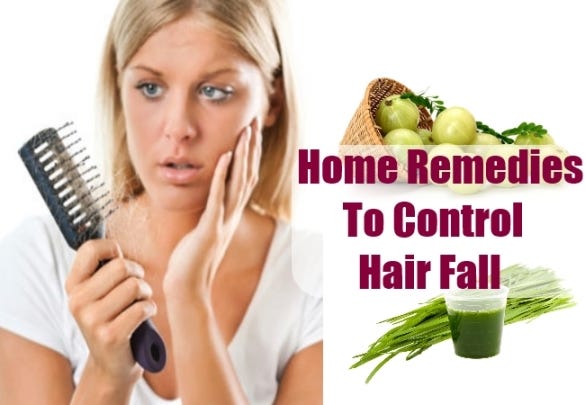 Home remedies to control hair fall